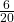 \frac{6}{20}